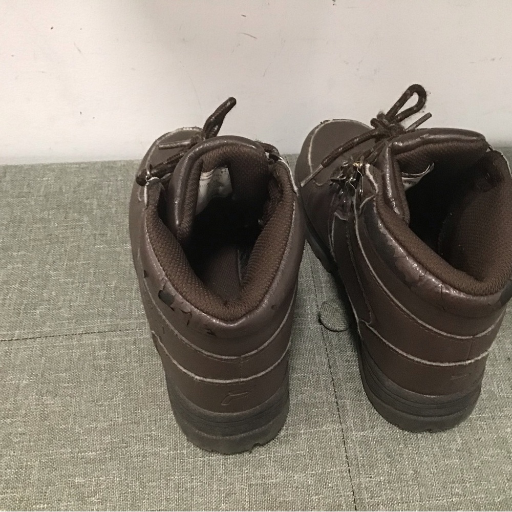 Brown Leather Hiking Boots